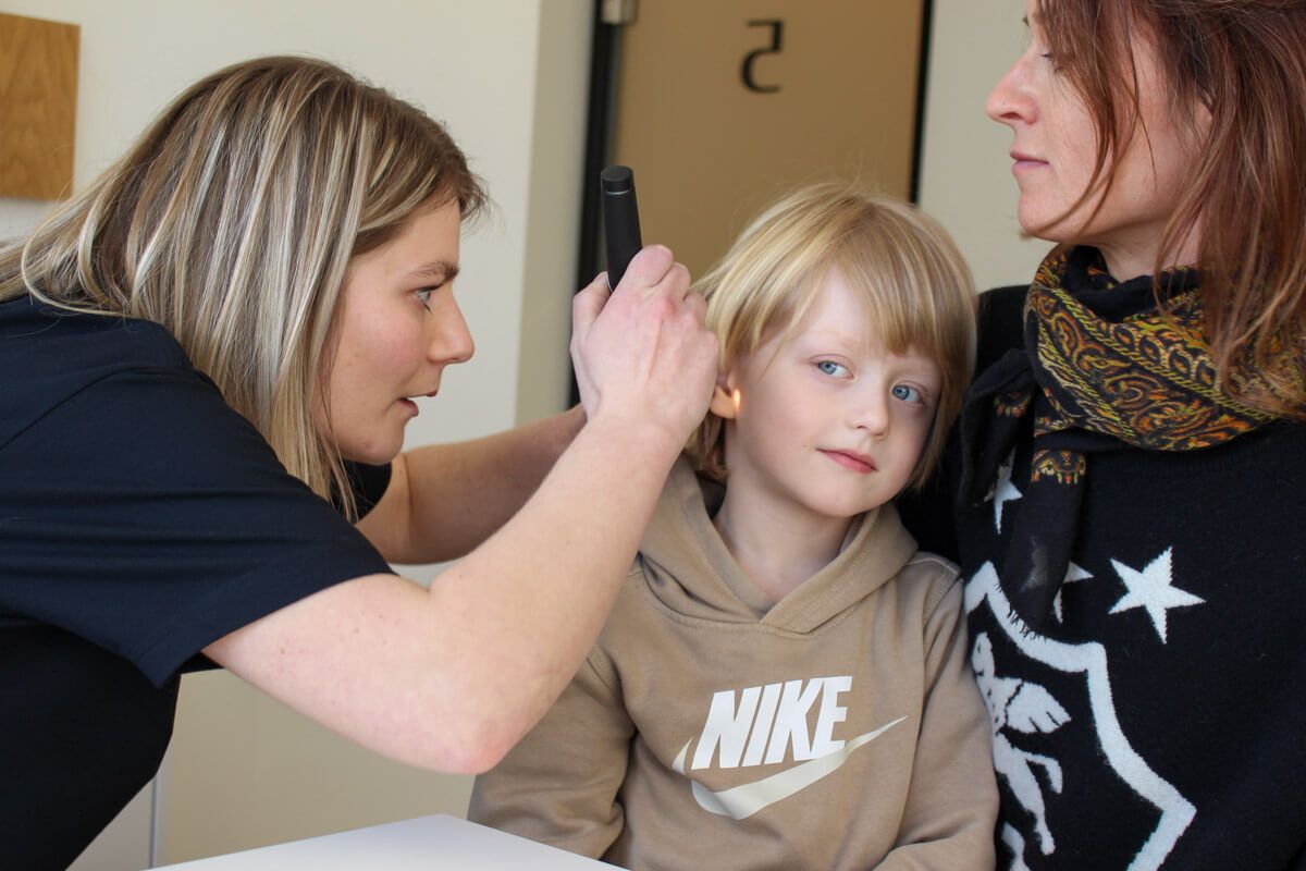 Børneundersøgelse test af hørelse